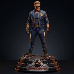 Johnny Cage es un personaje clásico de la saga Mortal Kombat, creado en 1992. Es un actor de cine de artes marciales que combina humor arrogante con habilidades de combate y se convierte en uno de los héroes principales que defienden Earthrealm.
